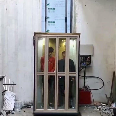 ভিলার জন্য কমপ্যাক্ট আউটডোর লিফট।