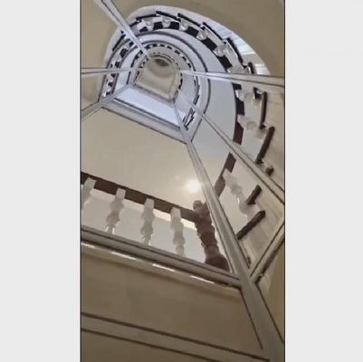 স্পেস সেভিং সেমি সার্কুলার লিফট ৬ তলা পার্সোনাল লিফট