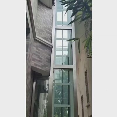 স্বয়ংক্রিয় দরজা এবং জরুরী স্টপ সহ সুরক্ষা স্ক্রু চালিত লিফট