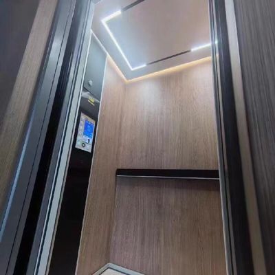 5 স্টপ হাইড্রোলিক লিফট হোম সাইজ মাইক্রোপ্রসেসর কন্ট্রোলার মধ্যে কম হেডরুম অ্যালুমিনিয়াম প্ল্যাটফর্ম লিফট