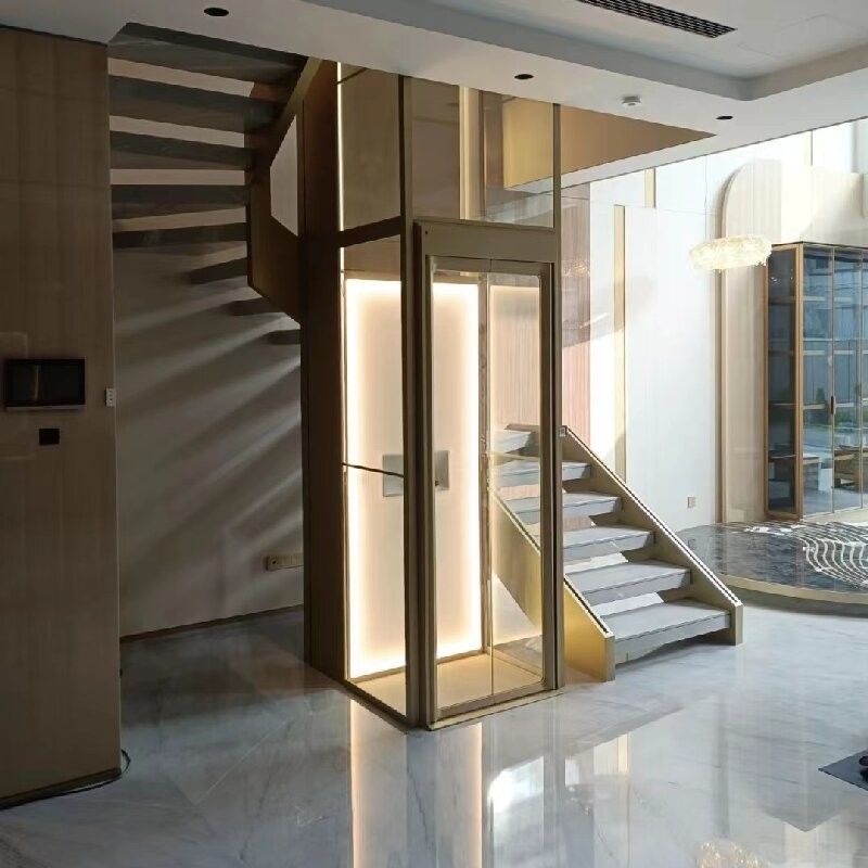 স্বয়ংক্রিয় হাইড্রোলিক যাত্রী উত্তোলন 304 # কেবিন এবং 4.7 কিলোওয়াট মোটর সহ