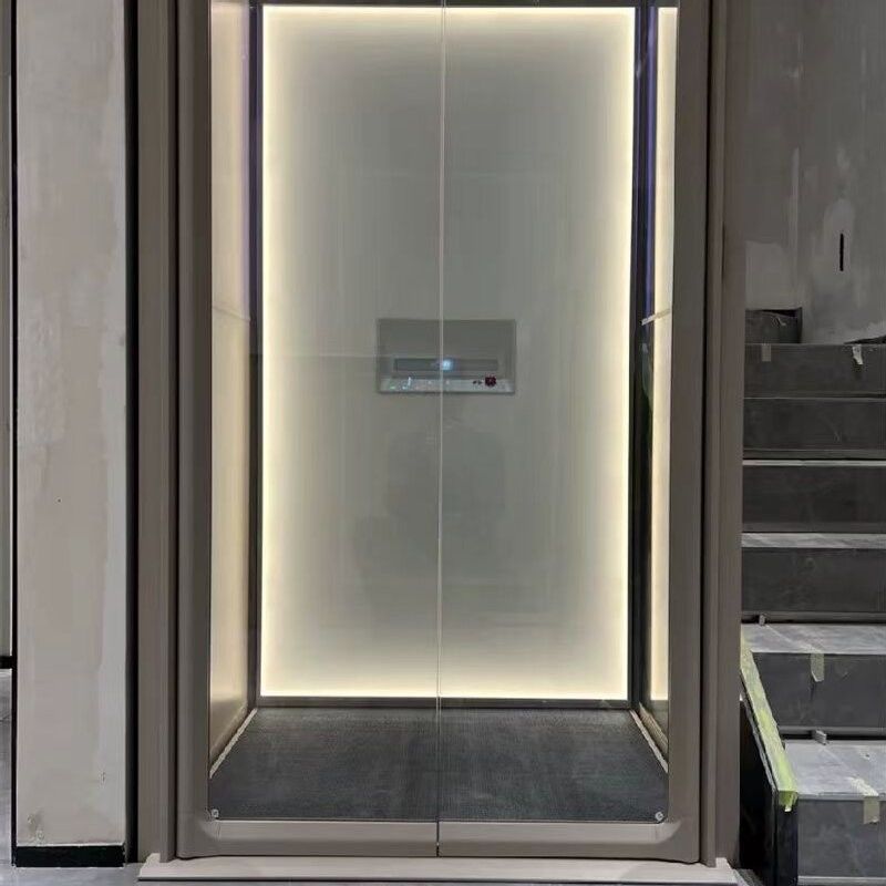 ডেক ফ্লোর হাইড্রোলিক যাত্রী লিফট 3 মিটার ওভারহেড ক্লিয়ারেন্স সমর্থন একক ফেজ এসি