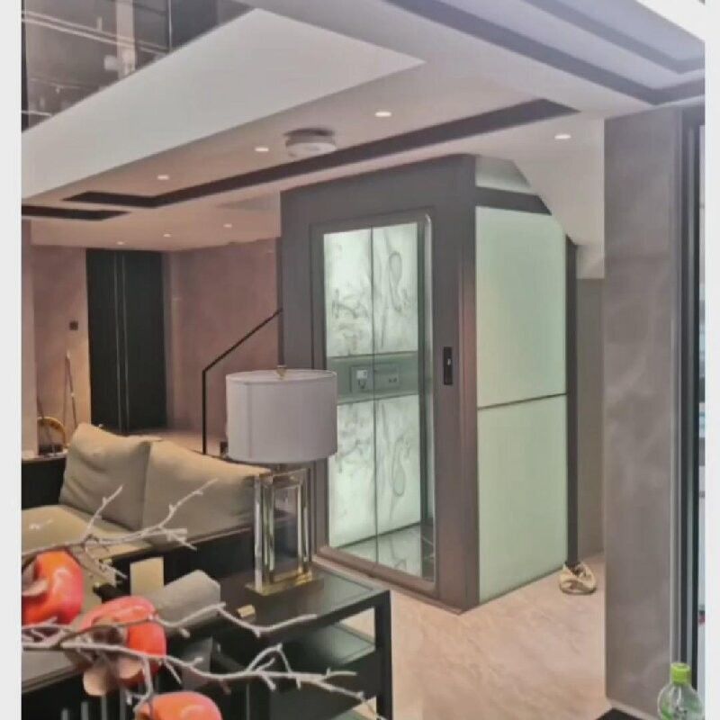 ভিলা ট্র্যাকশন নিরাপদ হোম লিফট 0.6 এম / এস একক / তিন ফেজ পাওয়ার সাপ্লাই