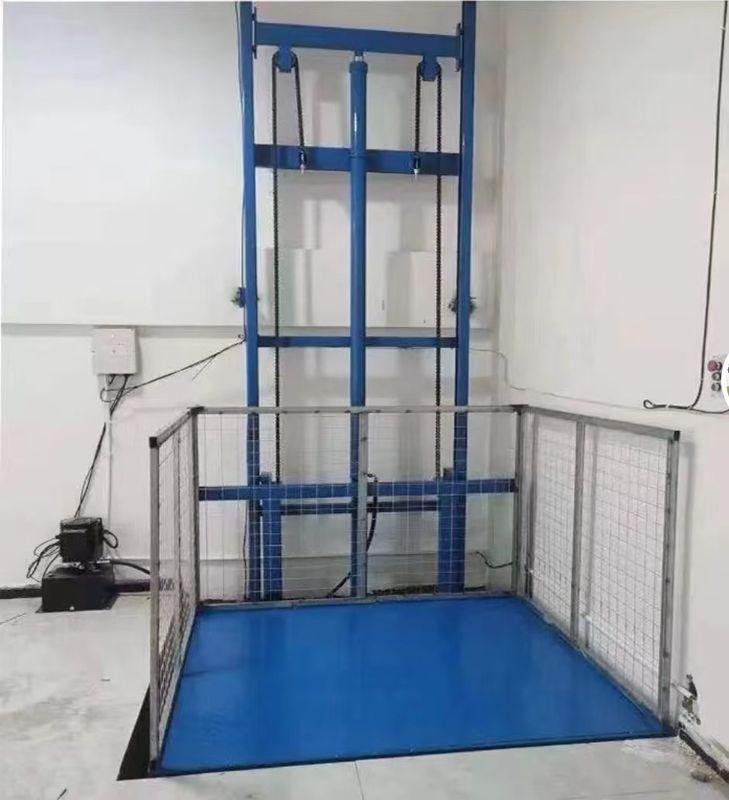 হাইড্রোলিক আবাসিক কার্গো লিফট 1-12 মিটার হোম মালবাহী লিফট