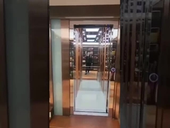 স্টেইনলেস স্টীল তারের ট্র্যাকশন হোম লিফট মসৃণ চলমান 0.6 M/S