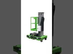 হাইড্রোলিক বৈদ্যুতিক উল্লম্ব একক মাস্ট লিফট কাজ উচ্চতা এ