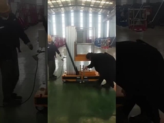 গুদামে উল্লম্ব মাস্ট লিফট